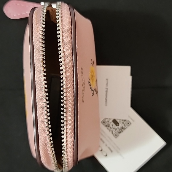 Coach Pink Floral Mini Cosmetic Case - Picture 3 of 7